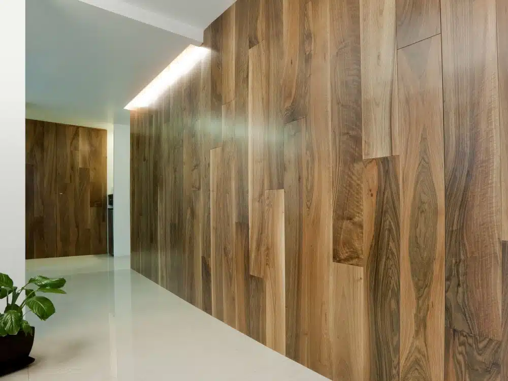 نصب پارکت بر روی دیوار