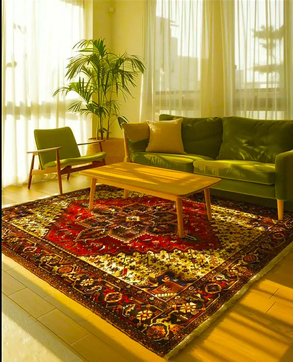 پارکت چوبی در خانه ایرانی